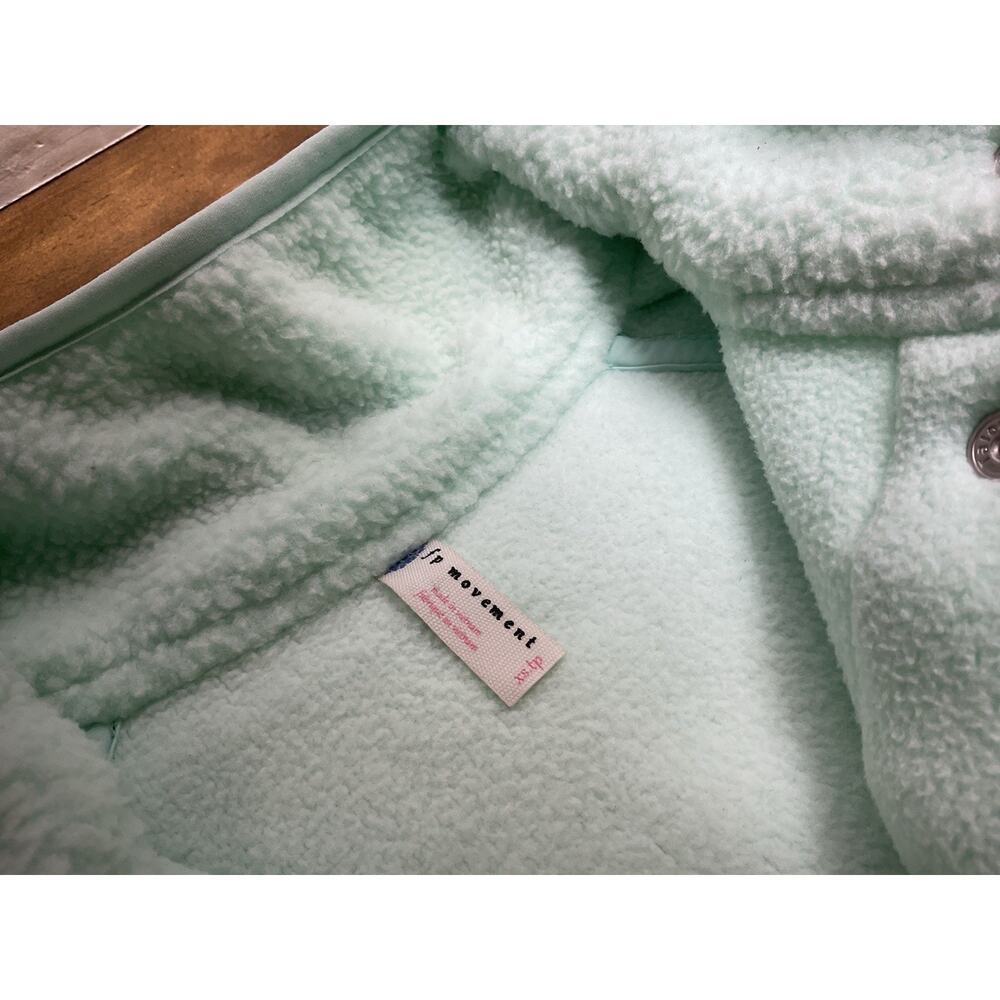 Free People FP Movement Hit The Slopes Fleece Jacket Mint Green Size XS - Picture 5 of 11